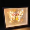 Homemade shell conch specimen decorative painting display photo frame handmade DIY night light moon gift - Image 2