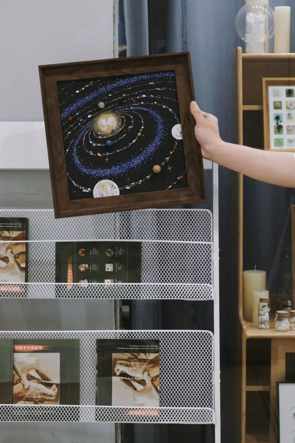 宇宙标本DIY 礼物 装饰画 八大行星 太阳系 软装 家居画 - 图片 5