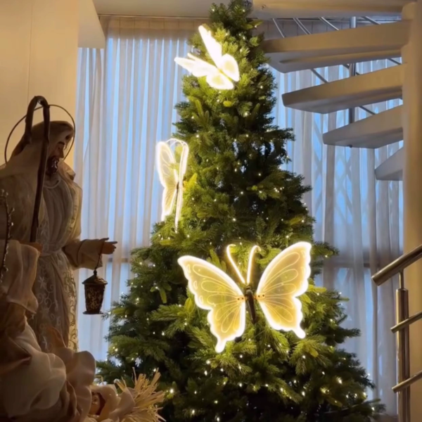 Solar luminous waterproof butterfly outdoor light dynamic butterfly light courtyard garden shopping mall hotel landscape setting light - Image 4