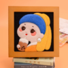 Van Gogh Self-Portrait Frame Painting Material Kit Girl with Pearl Earring Frame Painting Material Kit