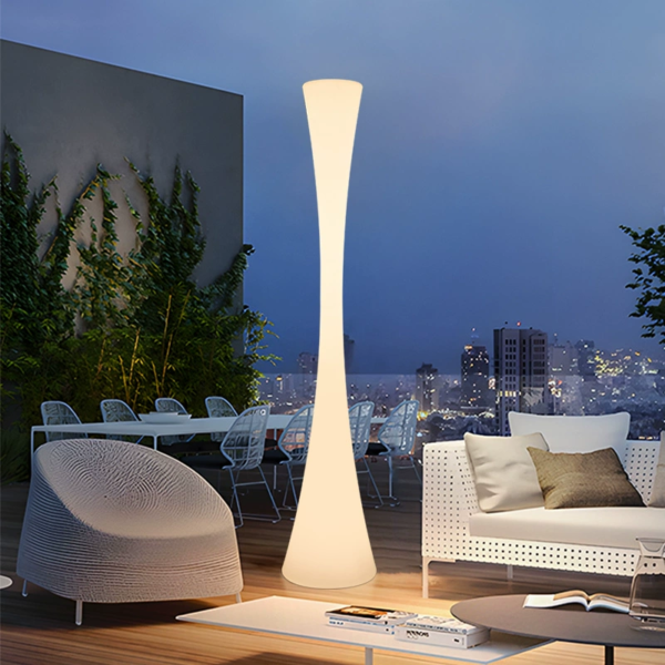 Slim Waist Floor Lamp Garden Lamp / Courtyard Light Outdoor Waterproof Lawn Light Solar Light Designer Living Room Villa Landscape Light - Image 3