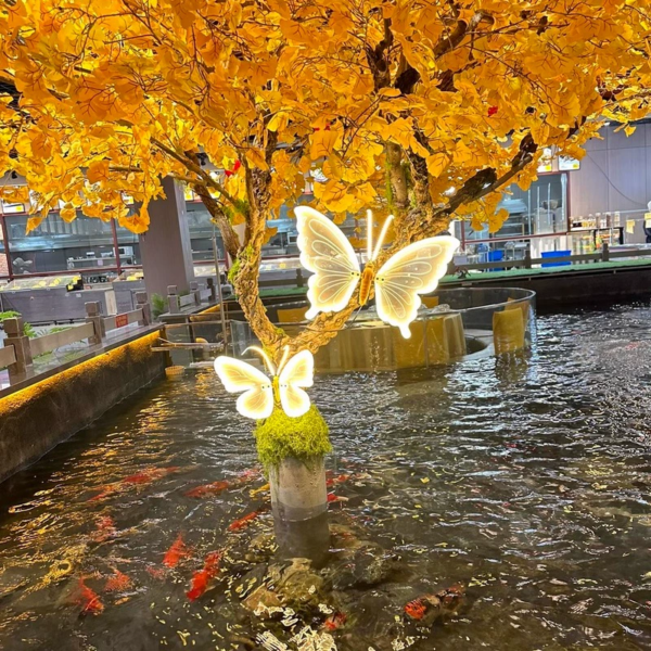 Solar luminous waterproof butterfly outdoor light dynamic butterfly light courtyard garden shopping mall hotel landscape setting light - Image 7