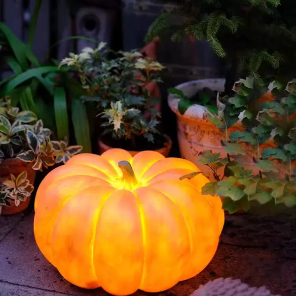Pumpkin outdoor light waterproof garden landscape light garden villa terrace outdoor portable light decoration atmosphere lawn light - Image 2