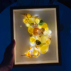 Homemade shell conch specimen decorative painting display photo frame handmade DIY night light moon gift - Image 4