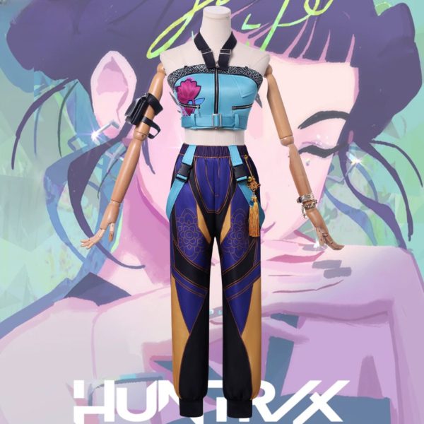 K-POP Demon Hunter Girl Group Cosplay – Zoe Movie-Inspired Outfit for Women - Image 2