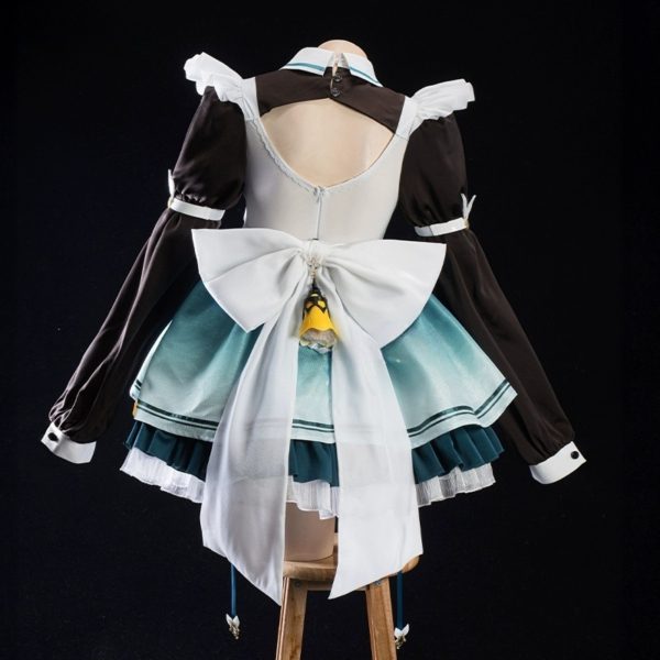 Honkai: Star Rail Firefly Maid Cosplay Costume – Fan-Made Outfit for Women - Image 4