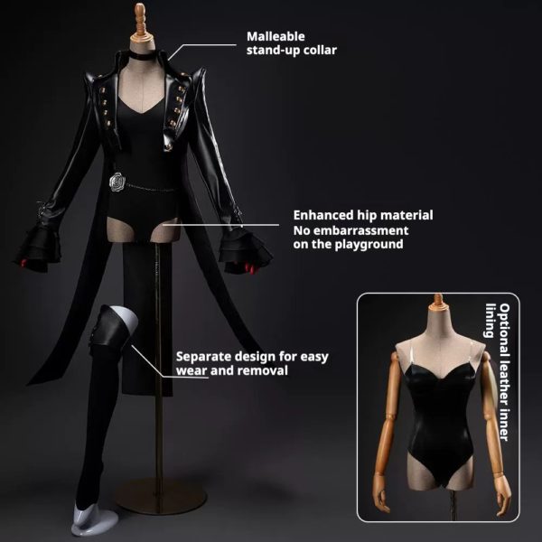 Persona 5 Cosplay – Kasumi Yoshizawa Phantom Thief Outfit (Leather Costume Set) - Image 2