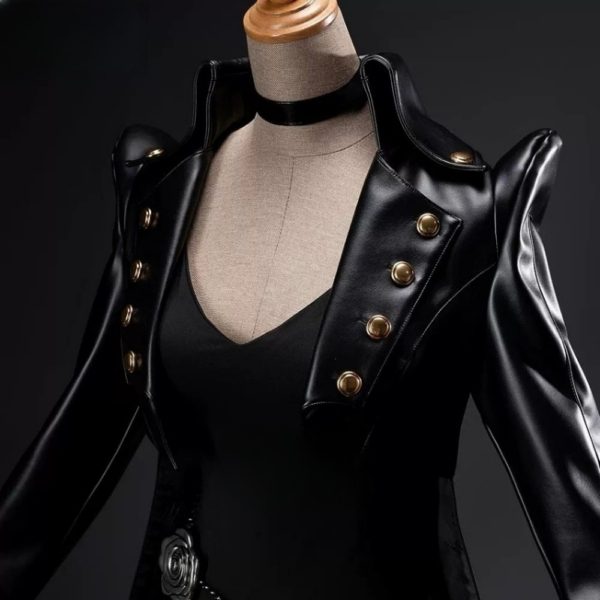 Persona 5 Cosplay – Kasumi Yoshizawa Phantom Thief Outfit (Leather Costume Set) - Image 5