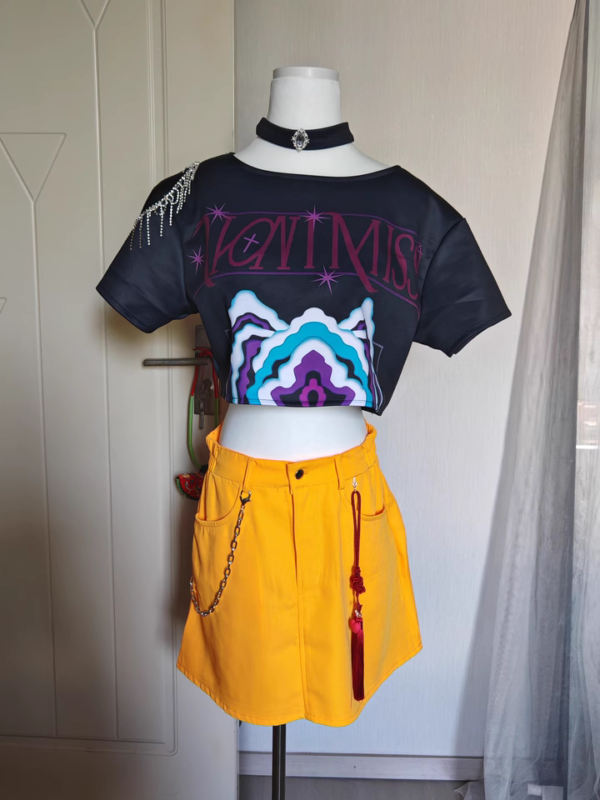 K-POP Demon Hunter Girl Group Cosplay – Zoe Movie-Inspired Outfit for Women - Image 7
