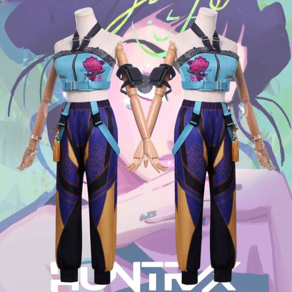 K-POP Demon Hunter Girl Group Cosplay – Zoe Movie-Inspired Outfit for Women