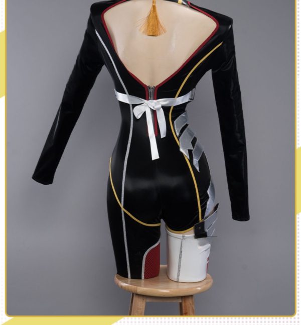 Genshin Impact Ningguang Racing Suit Cosplay Costume – Full Set for Women (Fan-Made) - Image 4