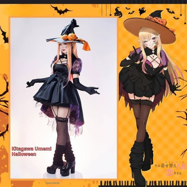 My Dress-Up Darling Marin Kitagawa Cosplay – Halloween Dress Costume for Women