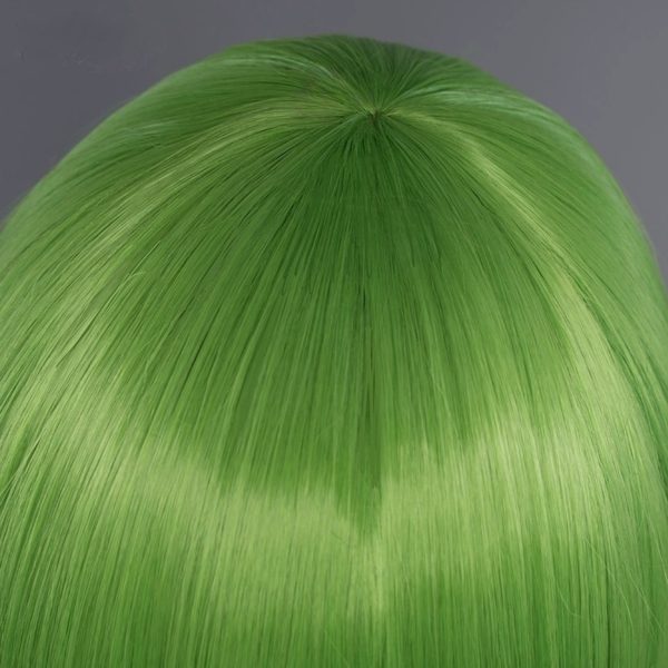 C.C. Cosplay Wig – Code Geass Green 100cm Long Wig for Dress Version Costume - Image 4